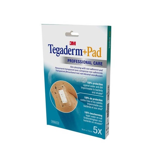 Tegaderm +Pad Apósito Adhesivo 9x15 cm 5 uds