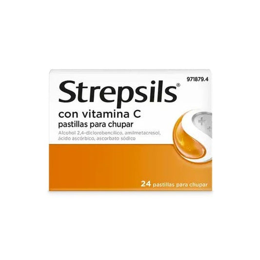 Strepsils Vitamina C 100mg 24 pastillas