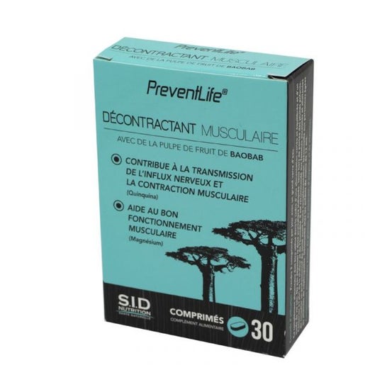 Sidn Preventlife Relajante muscular 30 comprimidos