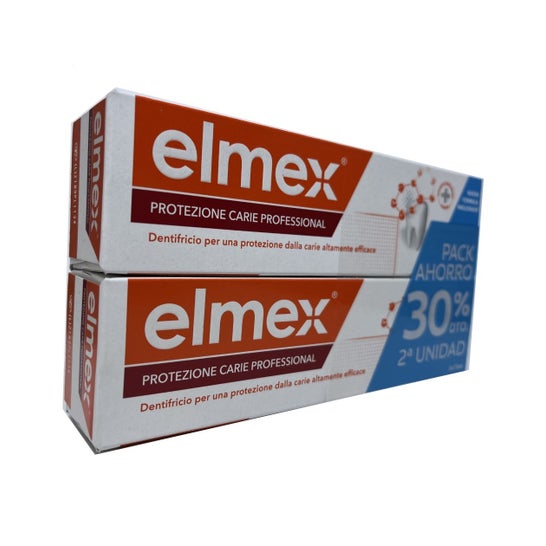 Elmex Pack Dentífrico Protección Caries Profesional 2x75ml
