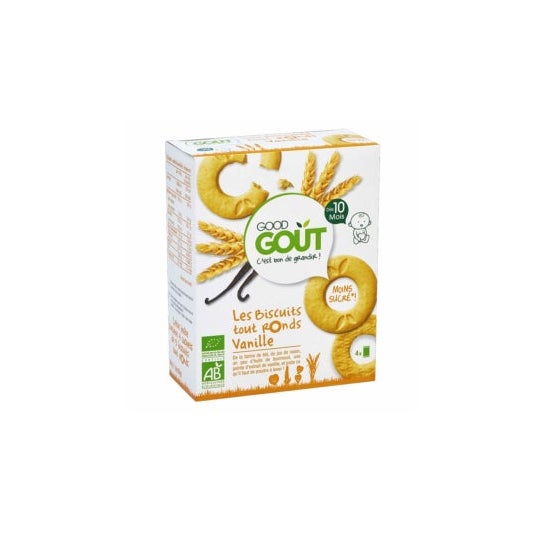 Galleta redonda Goodgout Vainilla 80 g
