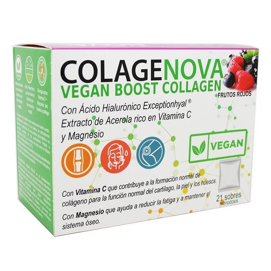 Colagenova Vegan Boost Frutos Rojos 21 sobres