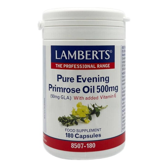 Lamberts Aceite de Primula Puro 500 mg 180 caps
