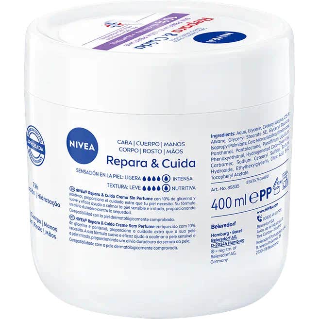 Nivea Repara & Cuida 10% Glicerina + Pantenol 400 ml