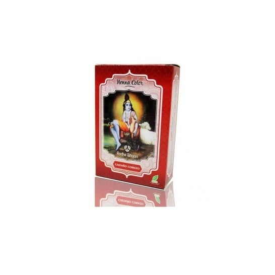 Radhe Shyam Henna Castaño Cobrizo En Polvo