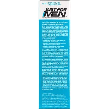Just For Men gel colorante castaño claro para bigote y barba 30ml