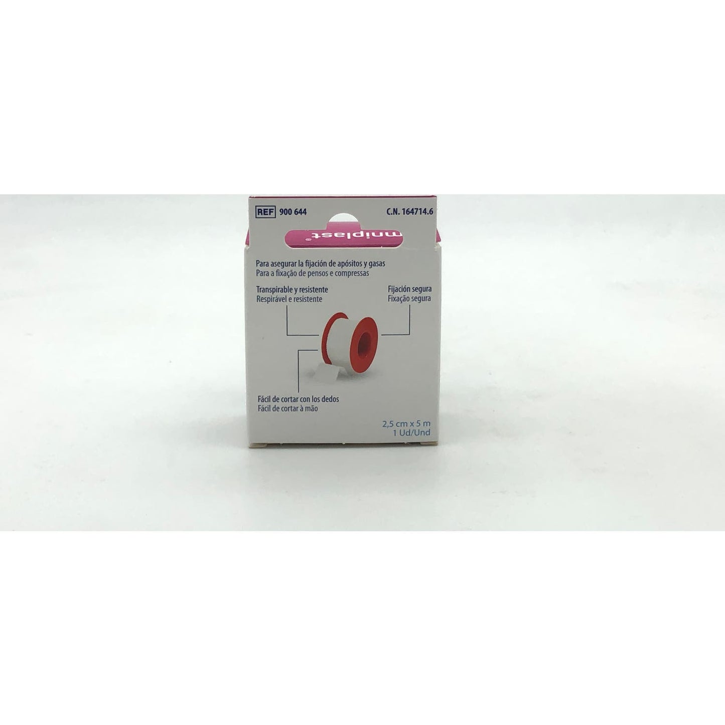 Omniplast esparadrapo tejido resistente 5mx2,5cm 1ud