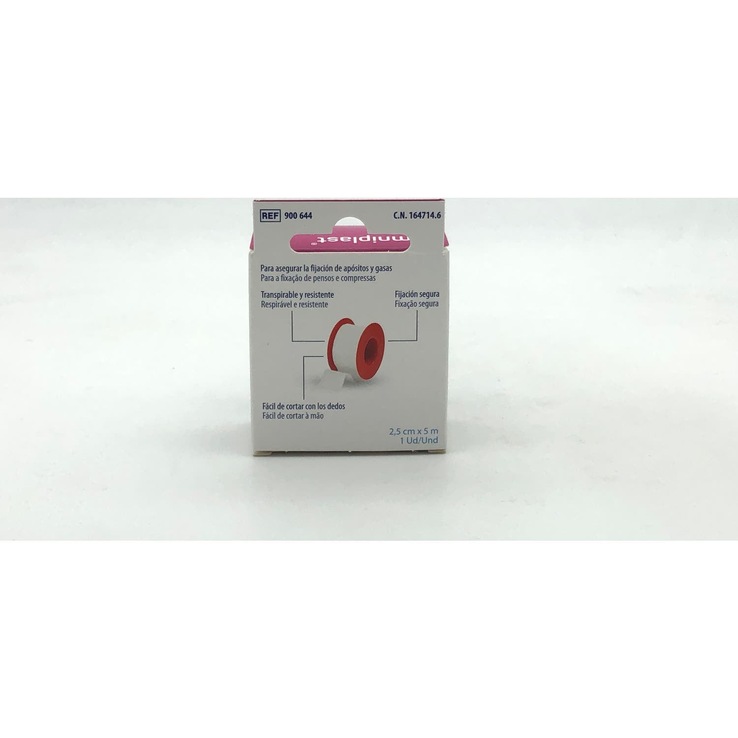 Omniplast esparadrapo tejido resistente 5mx2,5cm 1ud