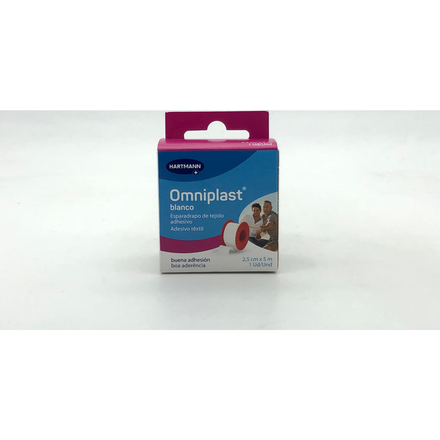 Omniplast esparadrapo tejido resistente 5mx2,5cm 1ud