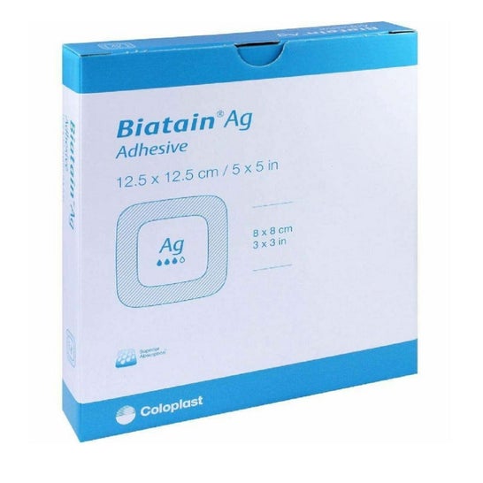 Biatain Plata Apósito no Adhesivo 15x15cm 3uds