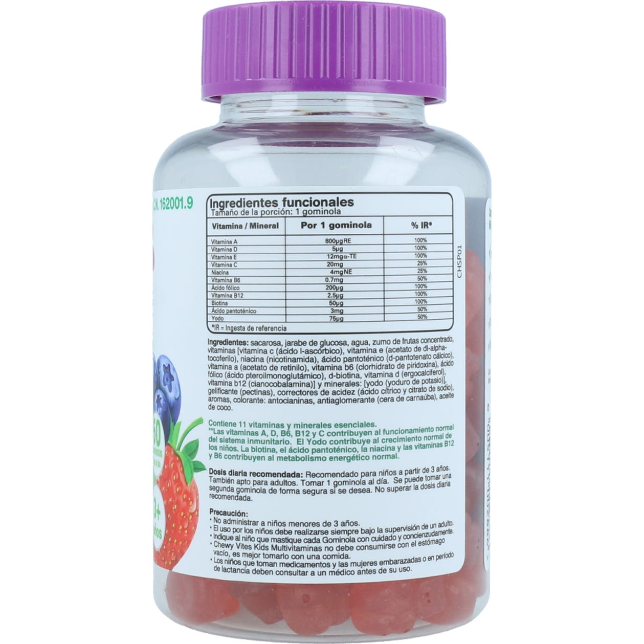 Chewy Vites Multivitaminas 60 ositos