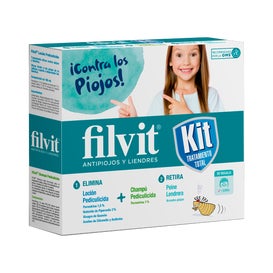 Filvit Kit Tratamiento Total Contra Piojos y Liendres 1ud