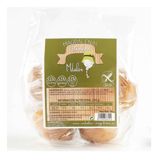 Mdalen Magdalenas sin Gluten sin Lactosa 300 g