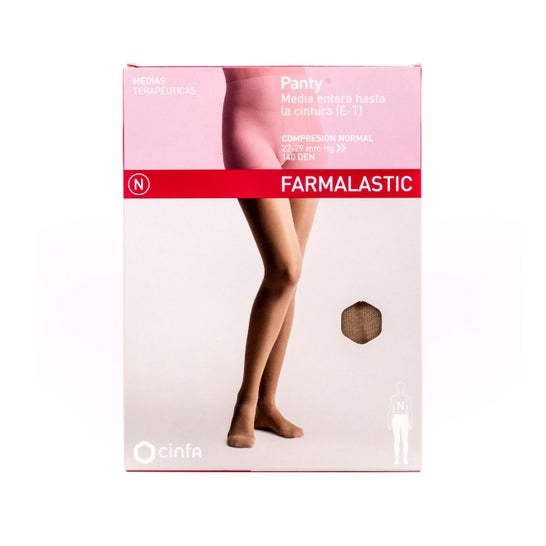 Panty Comp Normal 140 Den Comprelastic Beige T - 4c