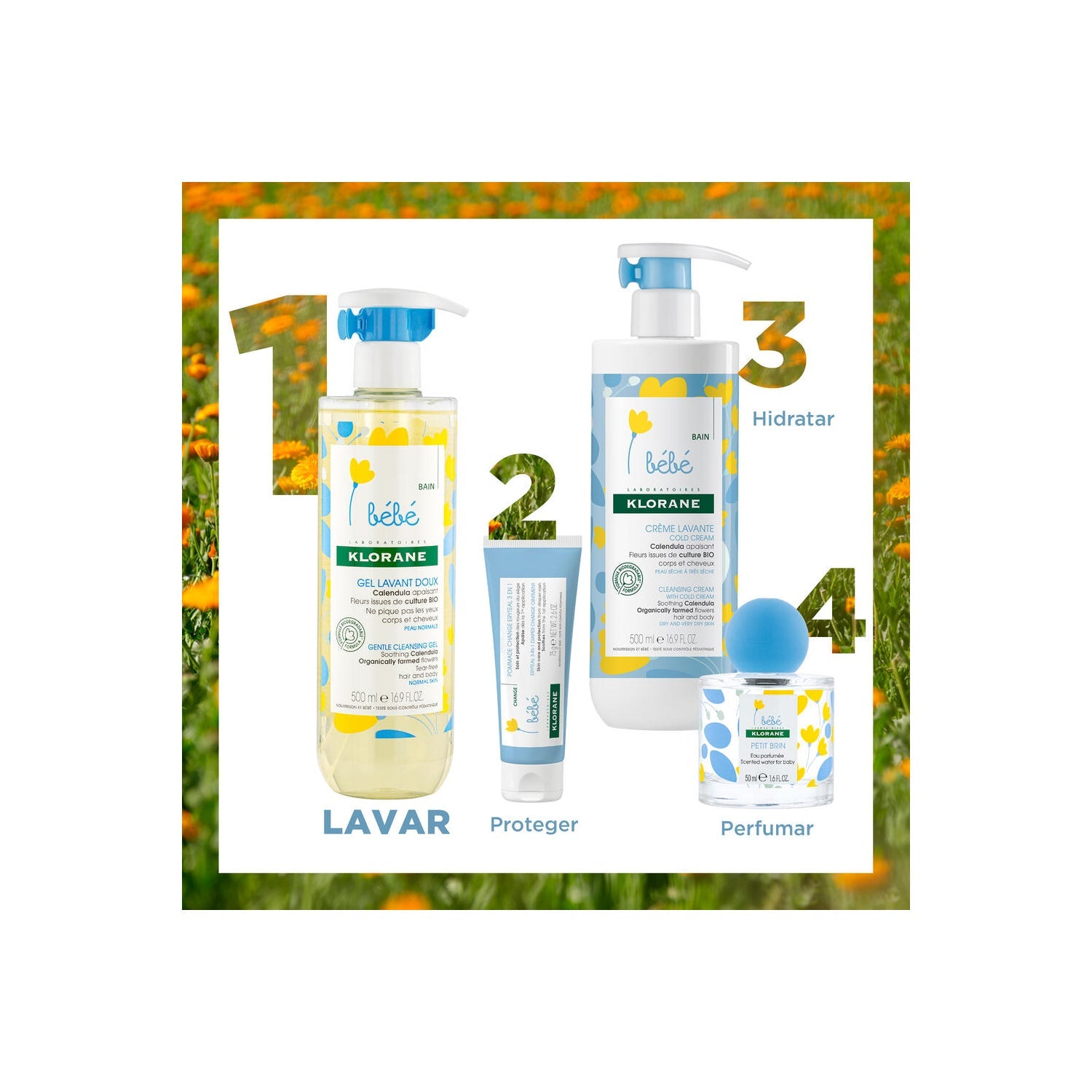 Klorane Bebé Gel Limpiador Suave 500ml
