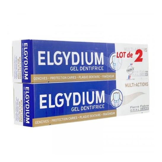 Elgydium Gel Dentífrico Multi-action 2x75ml