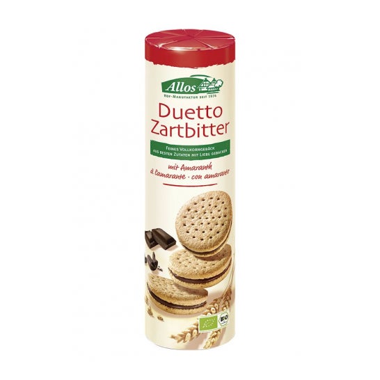 Allos galletas Rellenas de Chocolate Negro Bio 330 g