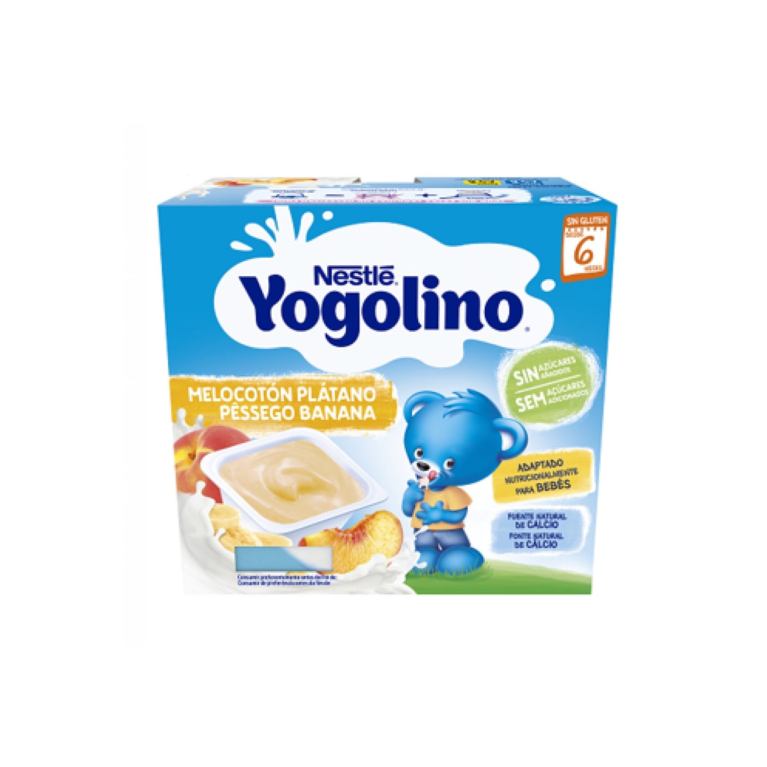 Nestle Yogolino Melocotón Plátano 4x100g