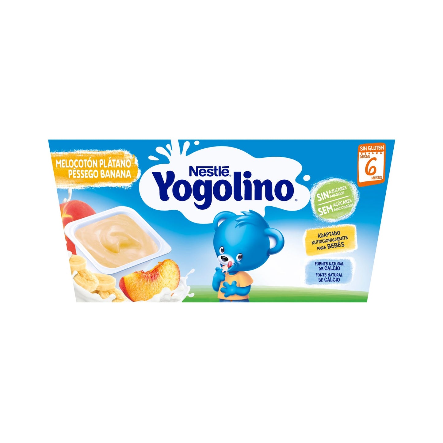 Nestle Yogolino Melocotón Plátano 4x100g