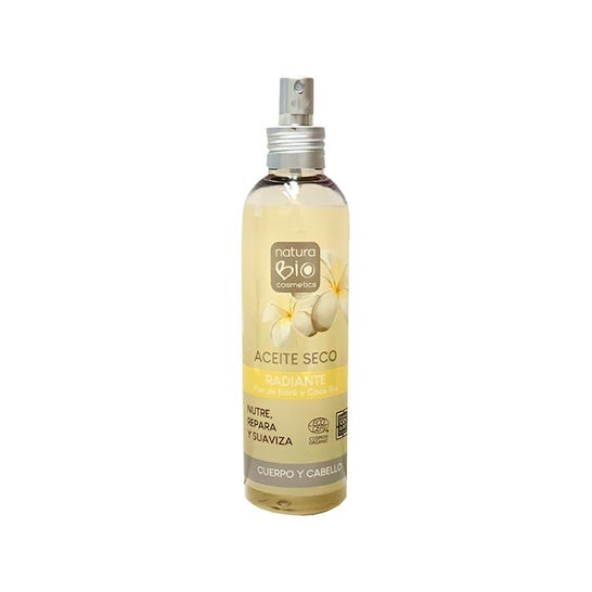 Natura Bio Cosmetics Aceite Seco Radiante Cuerpo y Cabello 200 ml