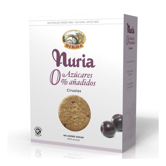 Nuria Galletas 0% Azucar Añadido Ciruela 410 g