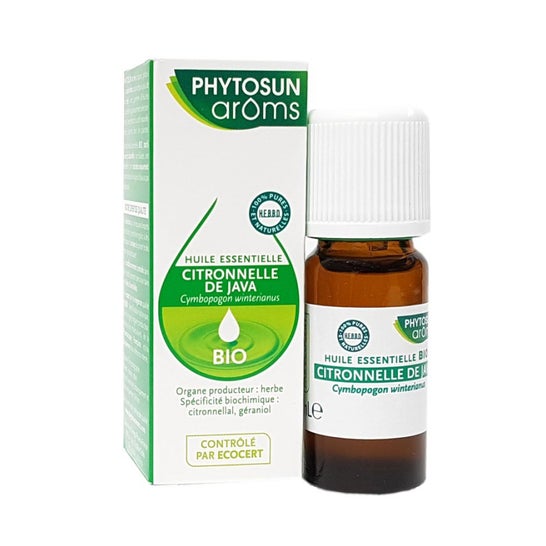 Phytosun Arôms Citronnelle de Java Huile Essentielle 10ml