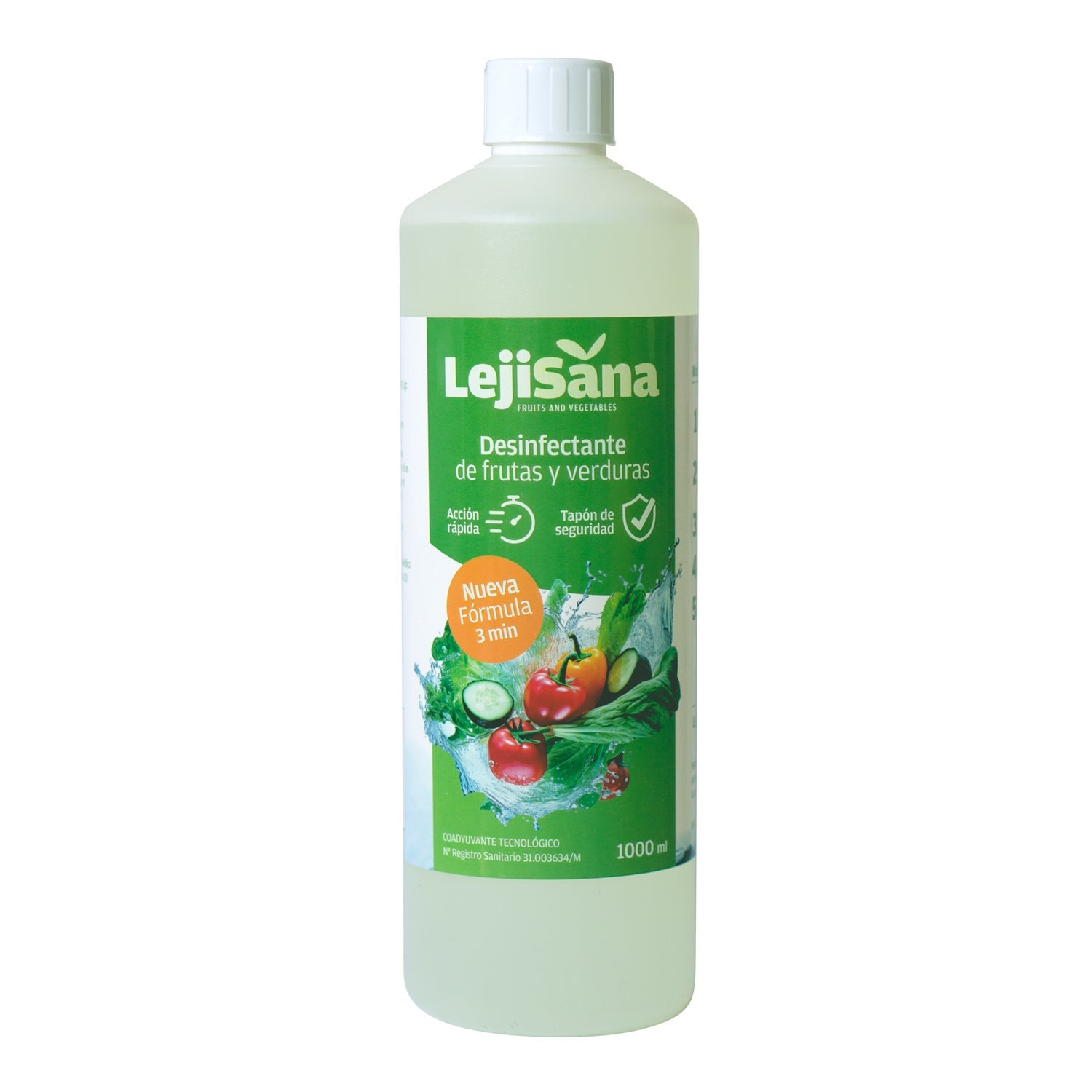 Lejisana Desinfectante de Frutas y Verduras 1000ml