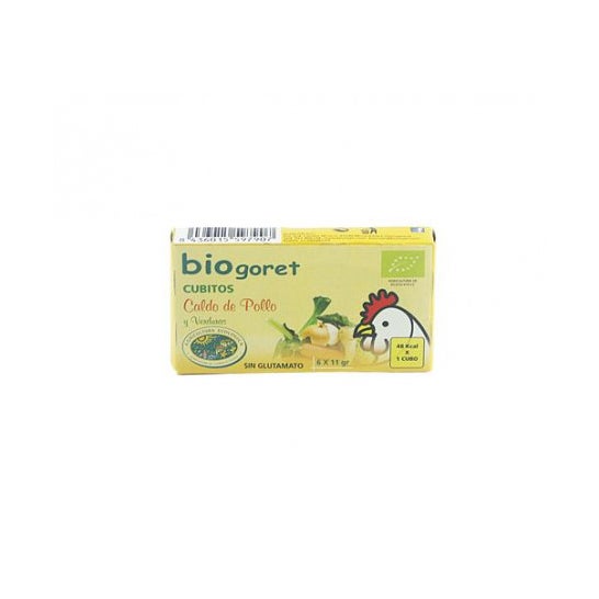 Bio Goret Caldo Pollo Verdura Cubitos Bio 66g