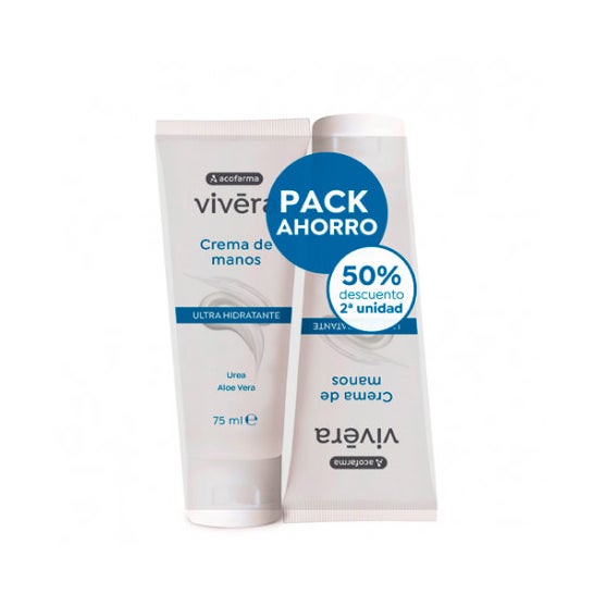 Acofarma Vivera Crema Manos Ultrahidratante 2x75ml