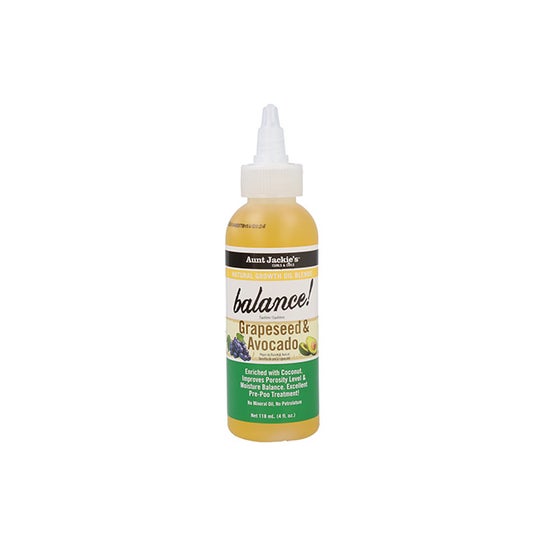 Aunt Jackie'S C&C Balance grapeseed & Avocado Oil 118 ml