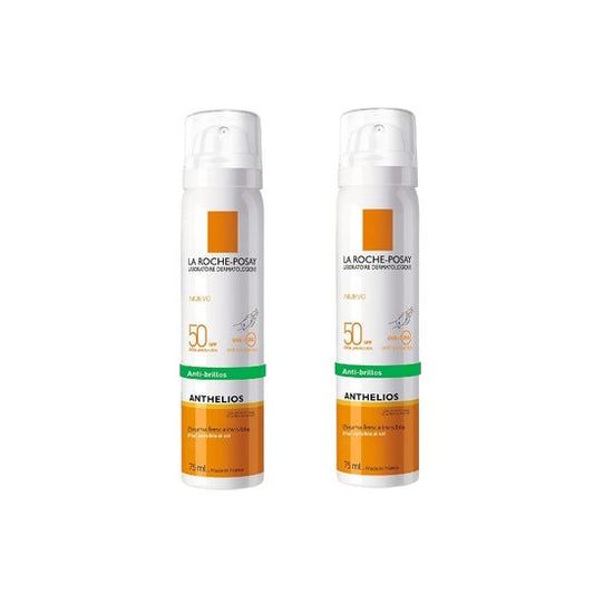 La Roche-Posay Anthelios Bruma Invisible Anti-Brillos SPF50 2x75ml