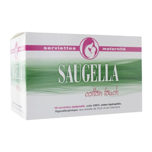 Toalla de algodón Saugella Touch 10 toallas de maternidad