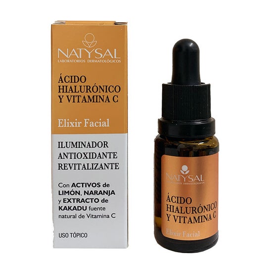 Natysal Ácido Hialurónico y Vitamina C Elixir Facial 15ml
