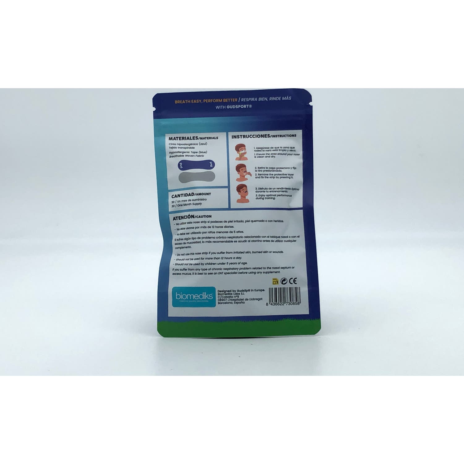 Gudslip Gudsport +Oxygen Cinta Bucal Azul 30uds