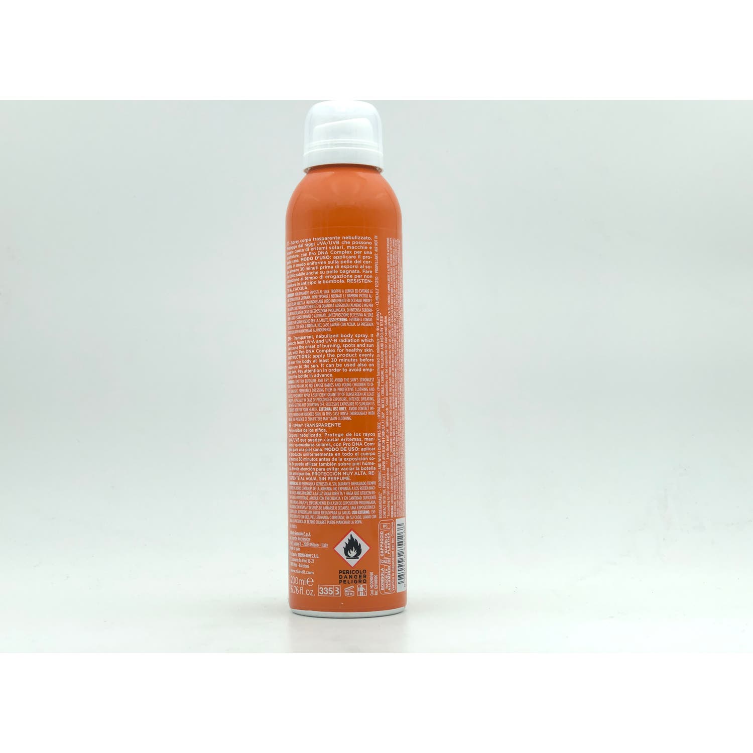 Rilastil Sun System Baby Spray Solar Corporal Transparente SPF50+ 200ml