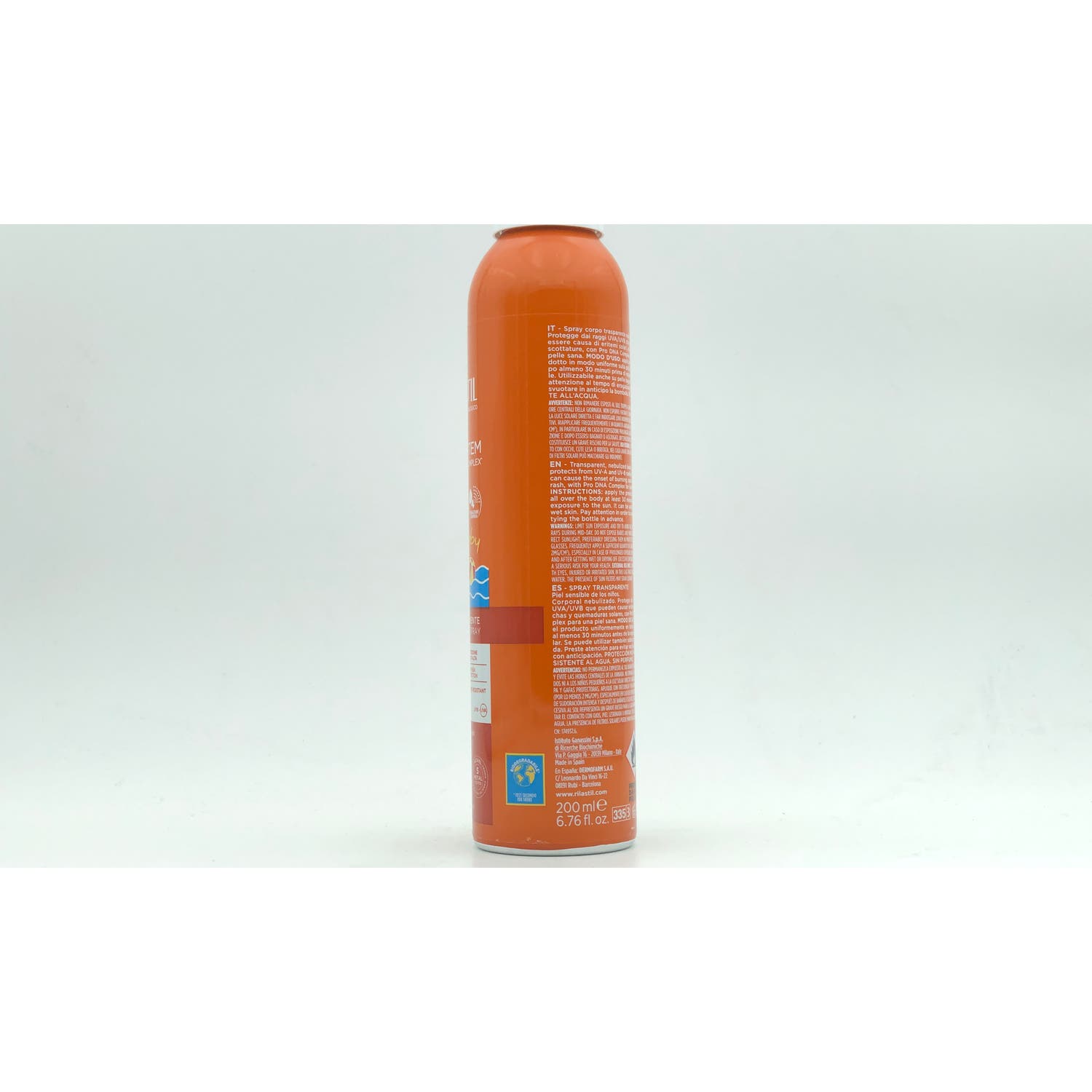 Rilastil Sun System Baby Spray Solar Corporal Transparente SPF50+ 200ml