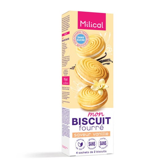 Milical Galletas Rellenas de Vainilla