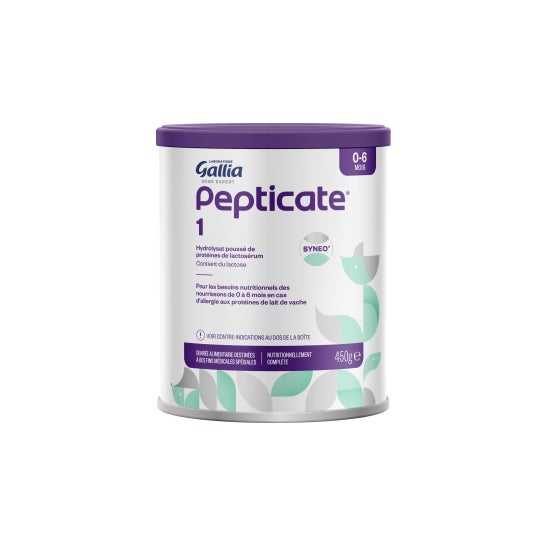 Gallia Pepticate Poudre 0-6 mois 450 gr