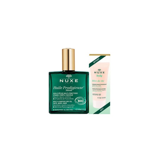 Nuxe Huile Prodigieuse Néroli 100ml + Rêve de Thé Exfoliante 30ml