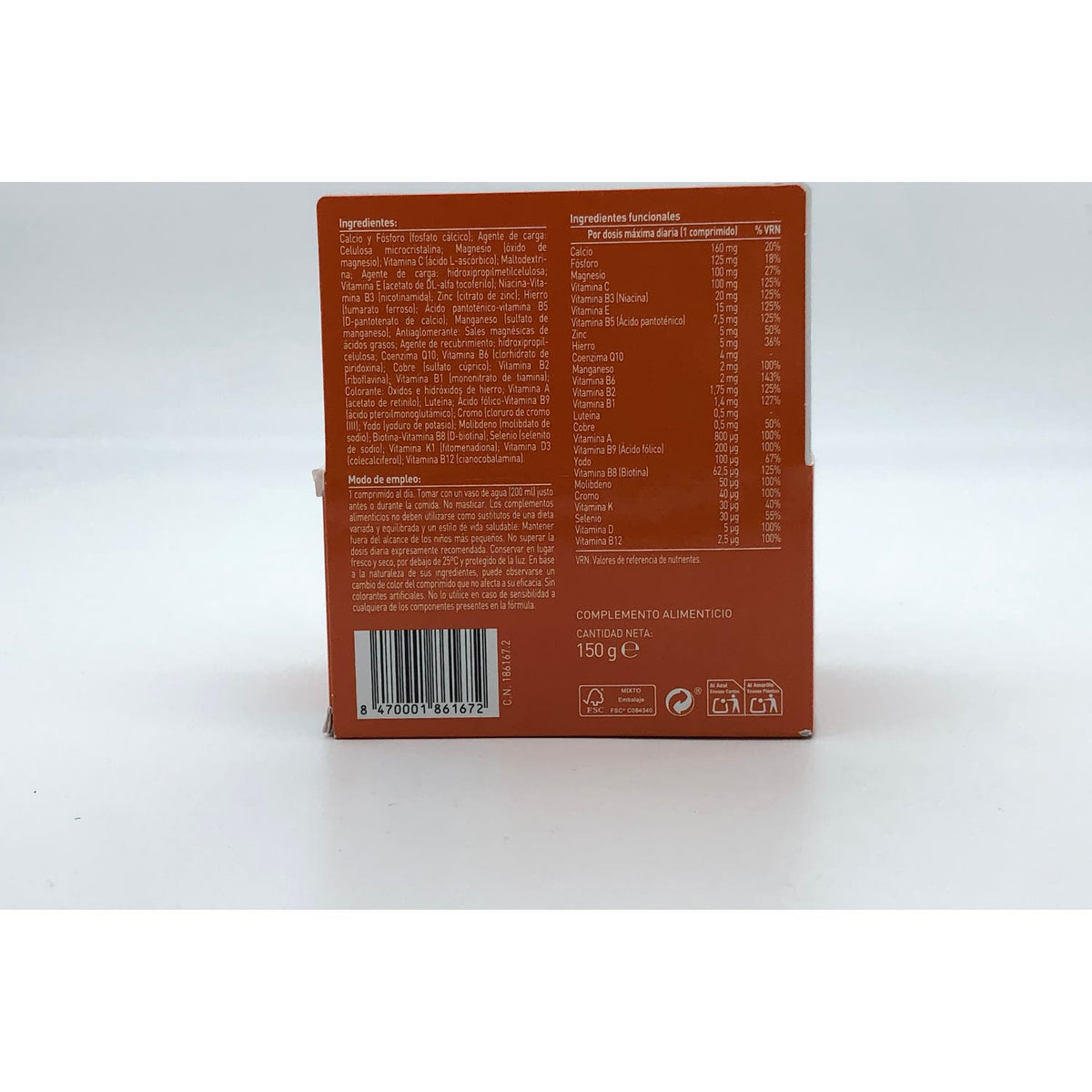Ns Vitans Vitalidad A-Z 100comp