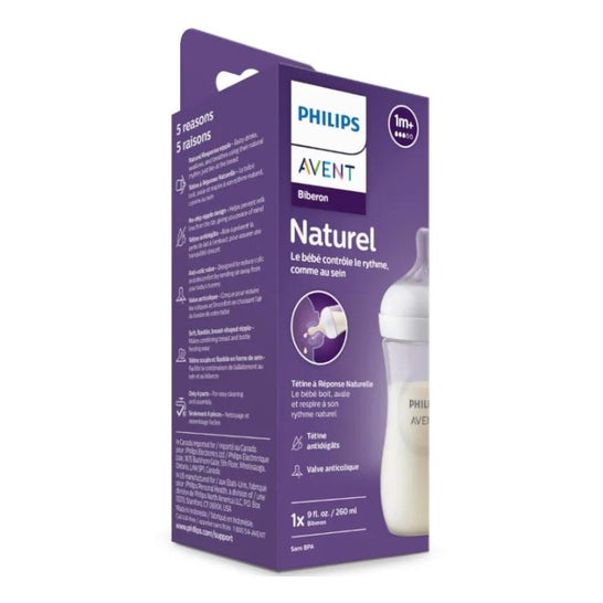 Philips Avent Biberón SCY903/01 Natural Response 260ml