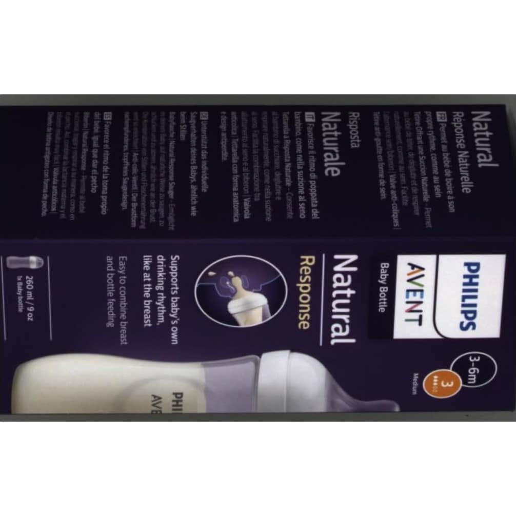 Philips Avent Biberón SCY903/01 Natural Response 260ml