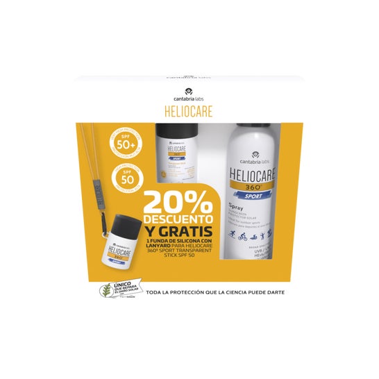 Heliocare 360º Sport Pack Spray SPF50 100ml + Stick SPF50 25g