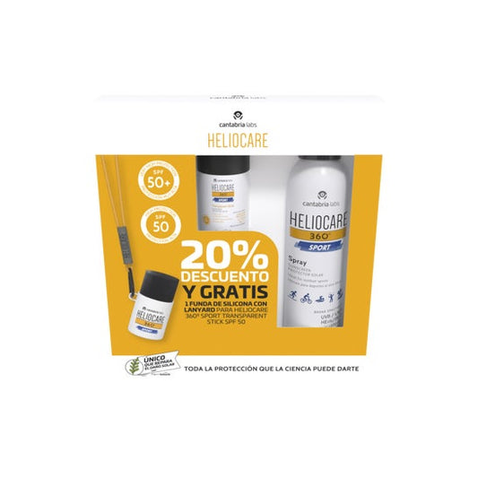 Heliocare 360º Sport Pack Spray SPF50 100ml + Stick SPF50 25g