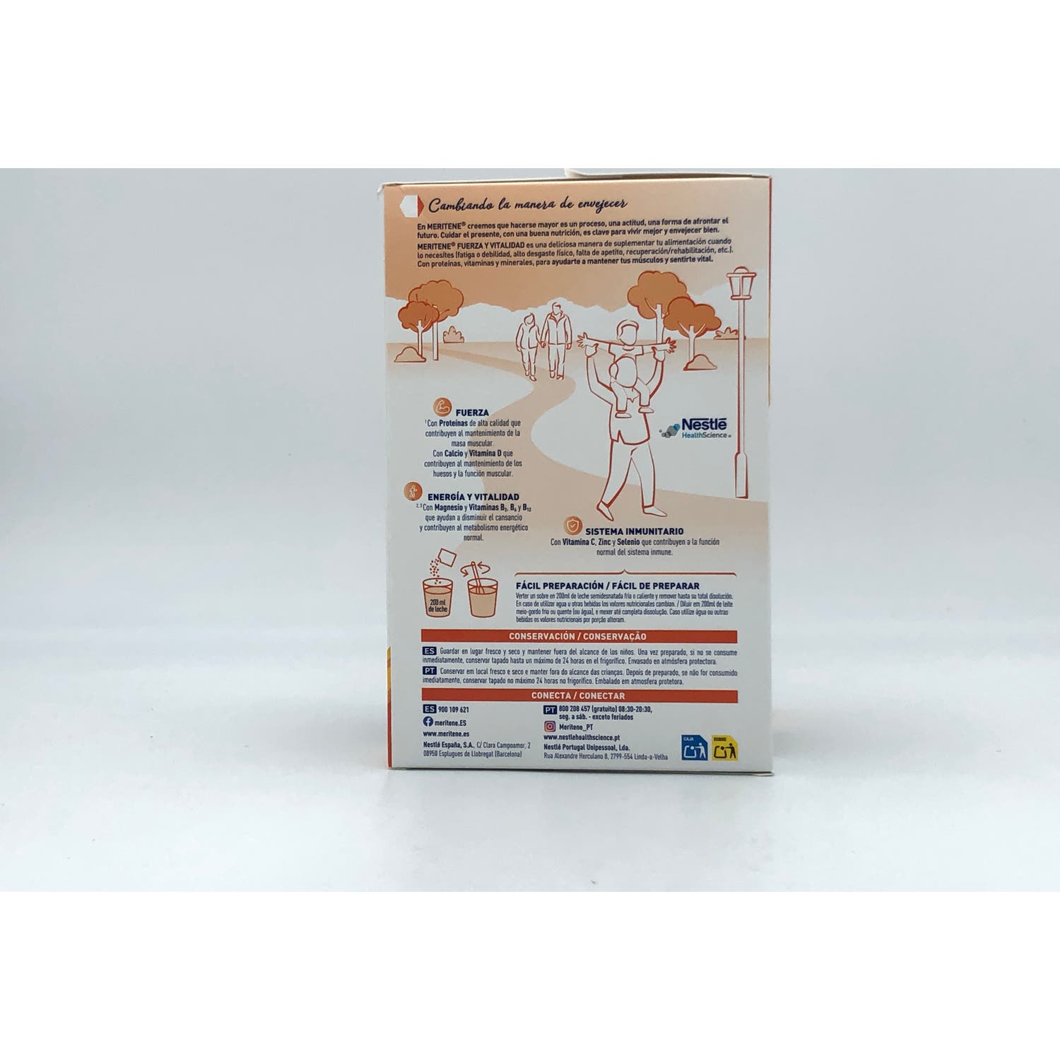 Meritene Fuerza y Vitalidad Batido Chocolate 15 sobres