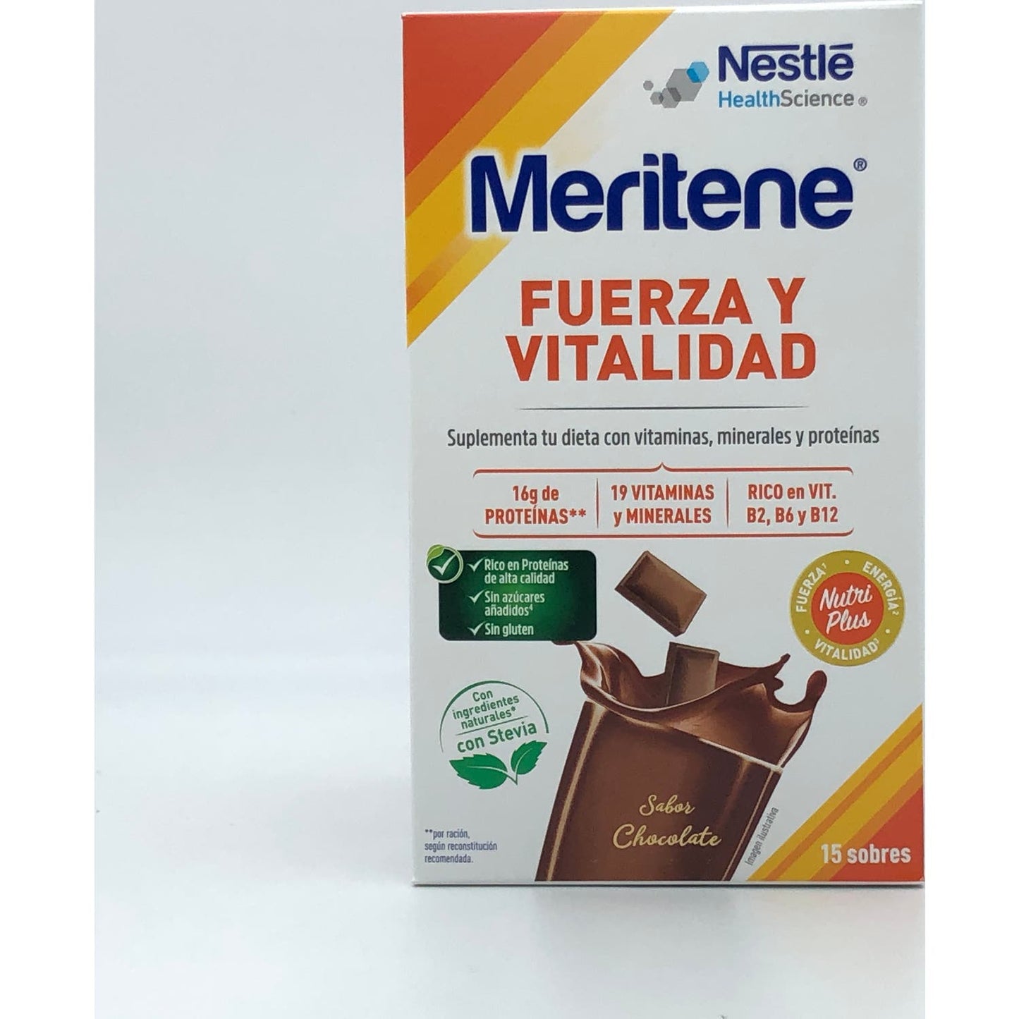 Meritene Fuerza y Vitalidad Batido Chocolate 15 sobres