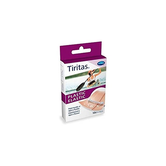 Tiritas Plastic Elastic apósito adhesivo 10x6 cm 10 uds