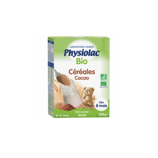 Physiolac Céréale Cacao Bio 200g
