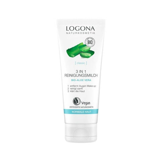 Logona Leche Limpiadora 3 en 1 Aloe Vera 100ml
