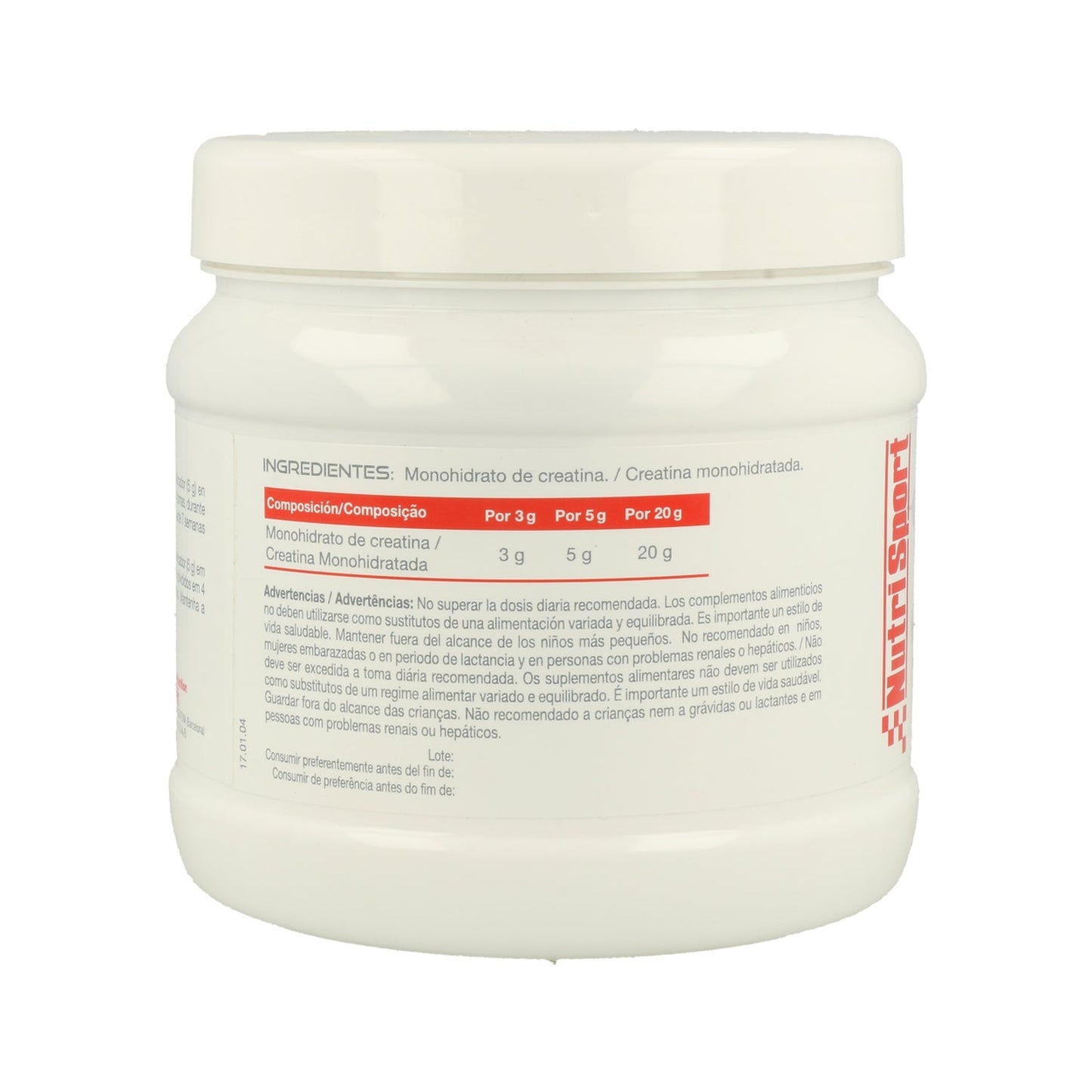 Nutrisport Creatina CN 400 Monohidrato en Polvo 400g